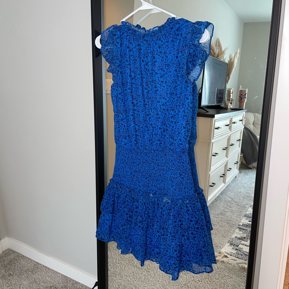 Cute blue ruffle dress